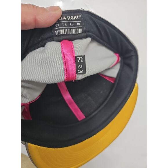 Hellatight Cavalera Fitted Cap Grey Shiny Sugar Skull Embroidered Logo - Picture 4 of 4